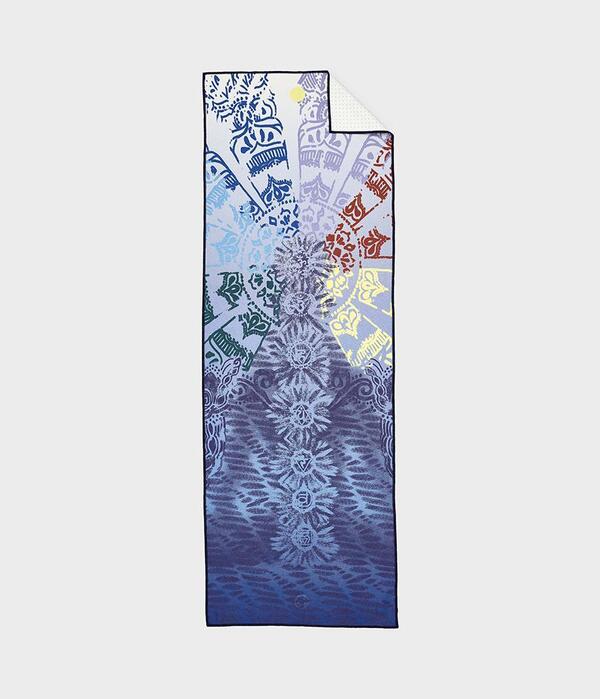 Полотенце Yogitoes Yoga Towel - Chakra Print (Blue)